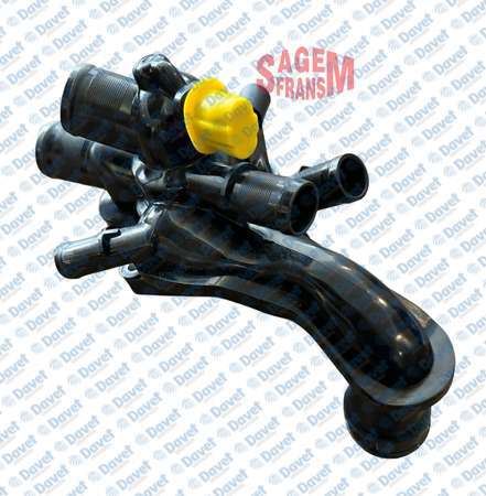 SAGEMFR 131280 Termostat 105°C Peugeot Thp 2008 P207 P208 P308 C4 1.6 1.4 16v 1.6 16v